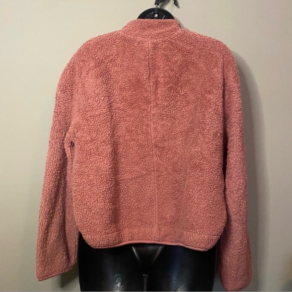 Wallflower Pink Teddy Pullover Buttons Sweater - Picture 5 of 5